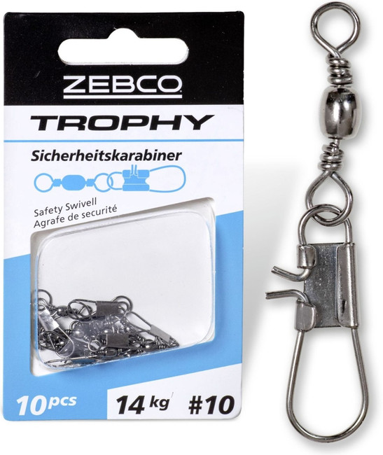 Agrafka z krętlikiem Zebco Trophy Safety Swivel
