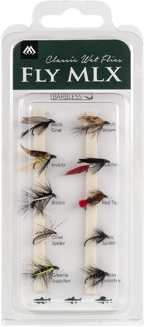 Zestaw sztucznych much Mikado Wet Flies BB
