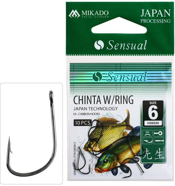 Haczyki Mikado Sensual Chinta W/Ring