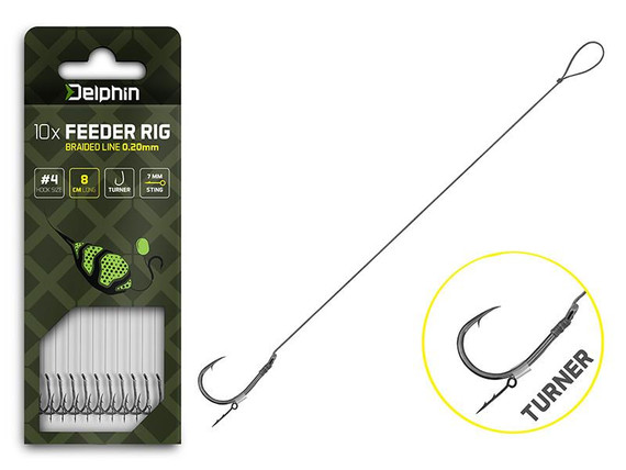 Przypon Feederowy Delphin Braided Sting Turner