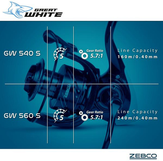 Kołowrotek Zebco Great White GW